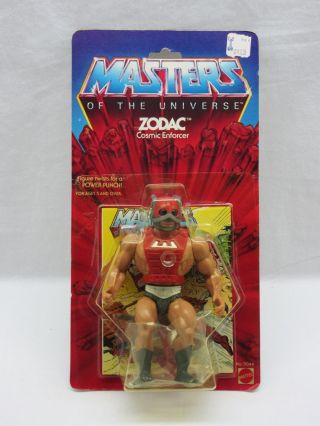 Motu,  Vintage,  Zodac,  8 - Back,  Masters Of The Universe,  Moc,  Carded,  He - Man