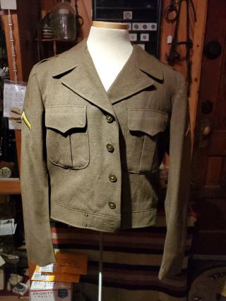 Antique Old Rare 1951 Korean War Us Army 1950 Wool Uniform 3rd Armored Division