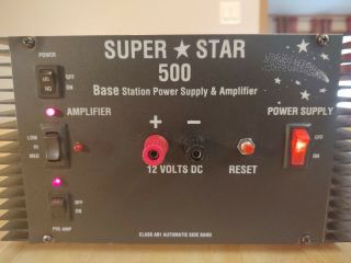 Rare STAR 500 base station power supply linear amplifier hf 10 meter amp 2