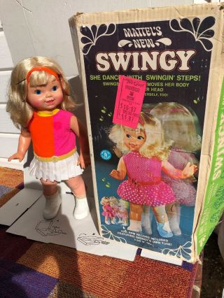 Vintage 1964 Mattel Walking Dancing Swingy Doll -