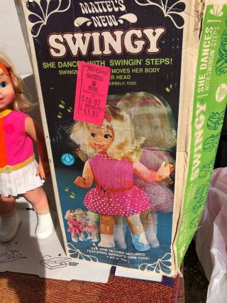 Vintage 1964 Mattel Walking Dancing Swingy Doll - 2