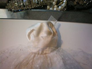 Vintage Wedding Dress And Veil Barbie Doll Mattel