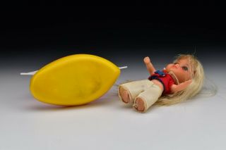Vintage Liddle Kiddles Mattel Lola Doll Set with Sailboat 1965 / 1966 3