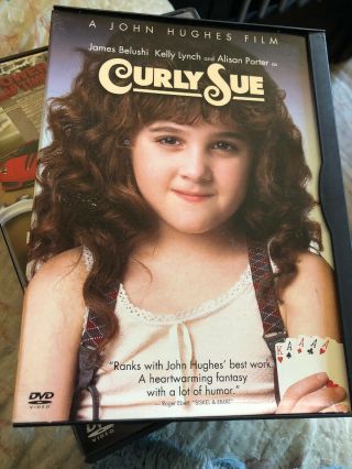 Curly Sue Dvd 2003 James Belushi,  Kelly Lynch,  John Hughes Cult Classic Rare/oop