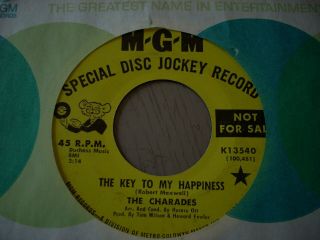 Rare Northern Soul The Charades The Key To My Happiness Mgm 13540 Dj