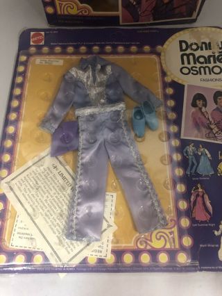Vintage 1976 Mattel Donny & Marie Osmond Doll and outfit in orig boxes 3