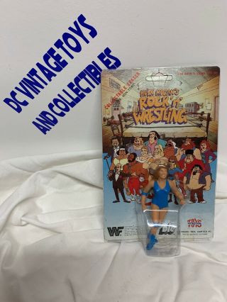 Rare Winston Toys Wwf Wendi Richter Rock N Wrestling Eraser Figure