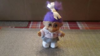 Russ Troll Doll 5 " School Girl / Russ Troll Doll / Dolls / Toys / Vintage Toys