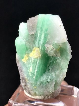9 Natural Gem Emerald Scheelite Beryl Crystal Rough Rare Mineral Specimens China