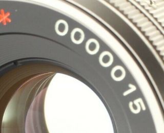 RARE【MINT S/N 0000015】 CONTAX Carl Zeiss Planar 35mm F2 T for G1 G2 From JAPAN 2