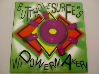 Butthole Surfers ‎– Widowermaker 10 " Vinyl E.  P.  With Insert Rare Us Punk 1989