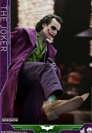 Sideshow Hot Toys The Dark Knight Joker 1/4 Scale Figure Qs010 Heath Ledger