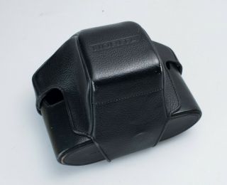 GRAFLEX 6x6 NORITA 66 Leather Camera Case for Body & Lens RARE 3