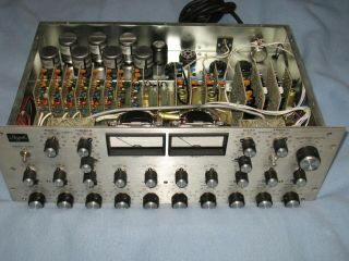 Rare Bozak Cma - 10 - 2 - Silver Face With Vu Meters - Mic/line Mixer
