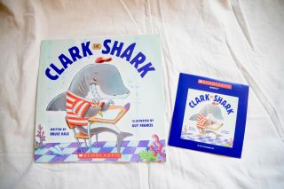 Rare - Hard To Find Clark The Shark By Bruce Hale Audio Book (2013,  Cd)