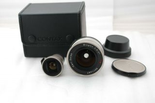 " Rare Top " Contax Biogon 21mm F/2.  8 G With Finder For Contax G2 3036