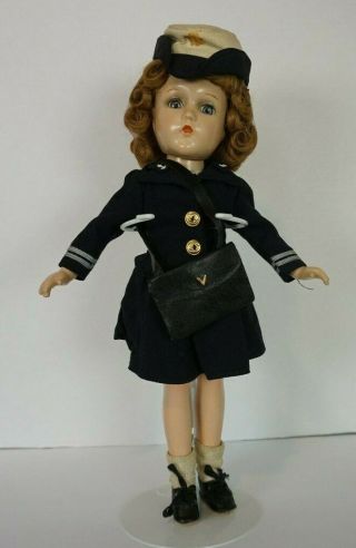 Rare Orig Composition Madame Alexander W.  A.  V.  E.  Military Doll 1942 - 1943