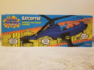 Dc Powers Batcopter Misb Vintage Kenner 1985