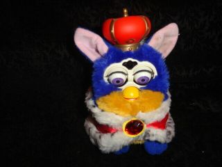 Rare 2000 Special Edition " Your Royal Majesty " King Furby Model 70794 - Read