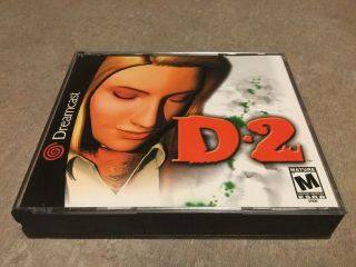 D2 (sega Dreamcast,  2000) " Rare " Authentic & Complete.  " Collectors "