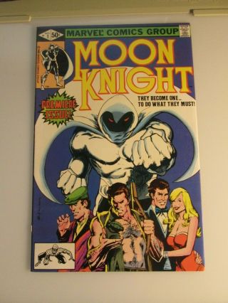 Moon Knight 1 Vf/nm Marvel Tv Show First Bushman Rare Comic