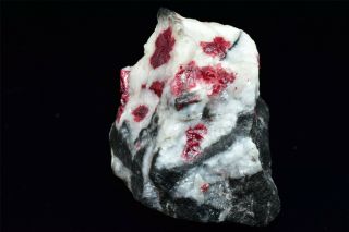 107g RARE Natural GEM Red Cinnabar Crystal Minerals Specimens GuiZhou China 2