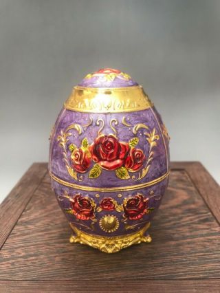 Exquisite China Handmade Cloisonne Toothpick Holder A60