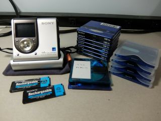 Rare Sony Hi - Md Walkman Player Mz - Dh10p Portable Minidisc Camera Md Mp3 Himd