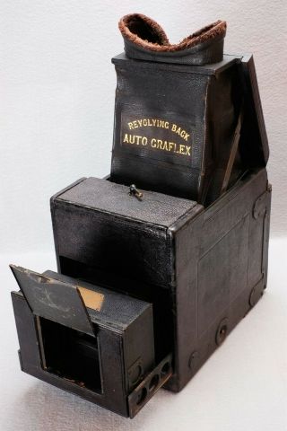 1906 - 1908 4x5 Revolving Back Auto Graflex — Rare First Model —