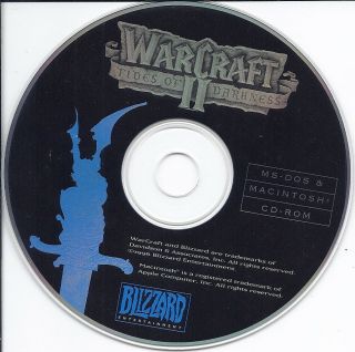 Warcraft 2 Ii Tides Of Darkness Pc Ms - Dos & Mac 1995 Rare Game Cd