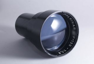 Rare L.  Z.  K.  Polkinar F/1,  8 130mm Projection Lens Petzval Bokeh Swirly Aero Vtg