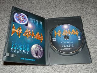 DEF LEPPARD Visualize/Video Archive (Rare OOP DVD,  2001) Live Concert,  Videos, 2