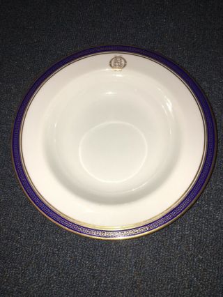 White Star Line Titanic Olympic First Class China Soup Bowl Rare