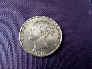 Rare 1849 Full Gold Sovereign 22 Ct