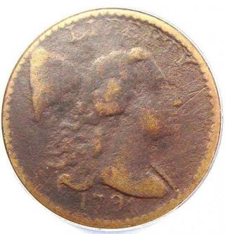 1794 Liberty Cap Large Cent 1c S - 63 - Anacs Vf20 Detail - Rare Certified Penny
