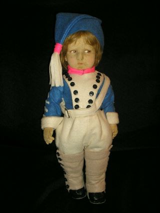 Rare Early LENCI DRUMMER BOY Model 300 17 inches tall Re - Dressed 2