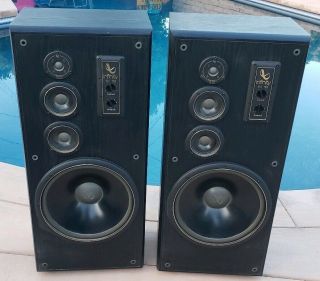 Infinity Sm155 Studio Monitors Tower Speakers Pair Rare