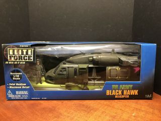 Bbi 1/18 Elite Force Us Army Black Hawk Helicopter Dela0440