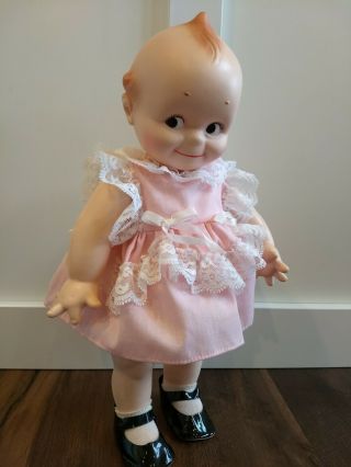 Vintage Cameo Kewpie Doll 1967 Pink Dress 16 "