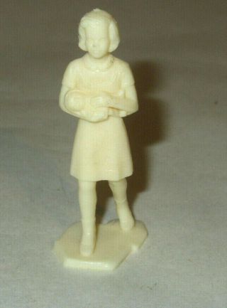 Vintage Marx Doll House Sister With Baby Figure