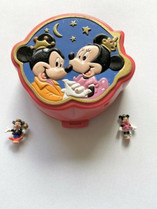 Polly Pocket Disney Minnie & Mickey Mouse Playcase Compact 1995 Vintage