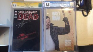 The Walking Dead 100 Rare Lucille Variant And Here’s Negan 1 Cgc 9.  8