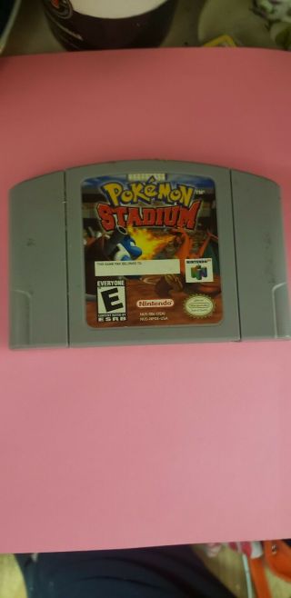 N64: Pokemon Stadium (nintendo 64,  2000) Rare Game Family Fun Game