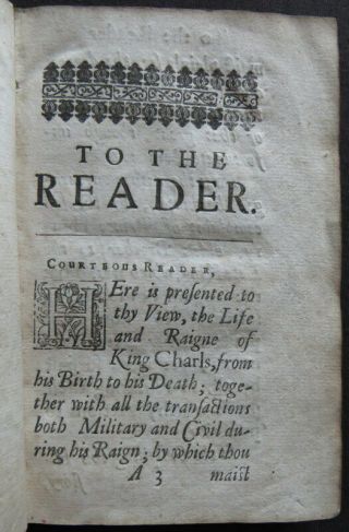 Rare LIFE & REIGN KING CHARLES I 1659 ENGLISH CIVIL WAR Lambert van den Bos 3