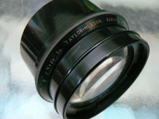 Taylor Hobson Cooke Anastigmat 8 1/4 " 210mm F4.  5 Lens Large Format Lens V/ Rare