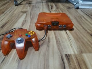 Ultra Rare Nintendo 64 Launch Edition Fire Orange Console