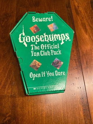 Goosebumps Rare Official Fan Club Pack - Box Only