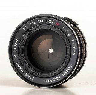 Topcor 50mm F/1.  4 Topcon Re Gn Topcor 50 Mm / Rare