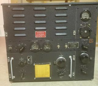 Vintage Rare Ham Military Radio Signal Corps Bc - 375 - E Transmitter -
