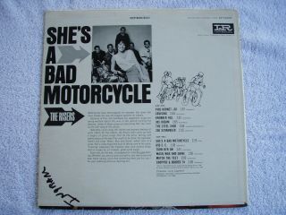 THE RISERS SHE ' S A BAD MOTORCYCLE SURF HOT ROD RARE 2